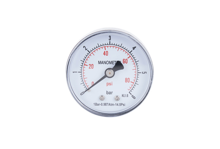 Манометр SD Plus 6 бар 1/4" , заднє підмикання SD1716B SD00021359