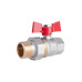 Кран шаровой "Американка" SD Plus 1" ВН прямой SD220NW25PN40 SD00021423