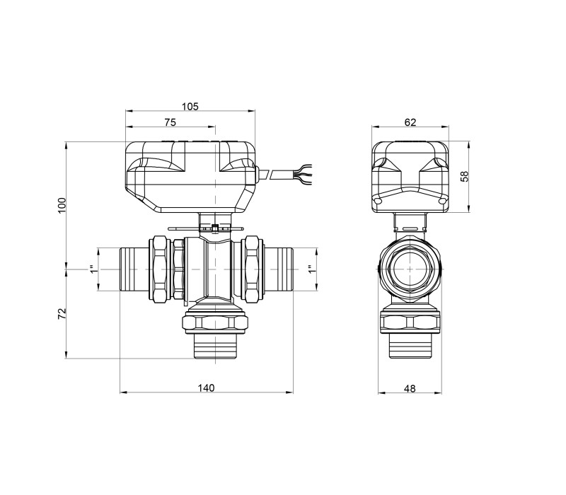 Кран шаровой зонный Icma 1" №343 SD00021677
