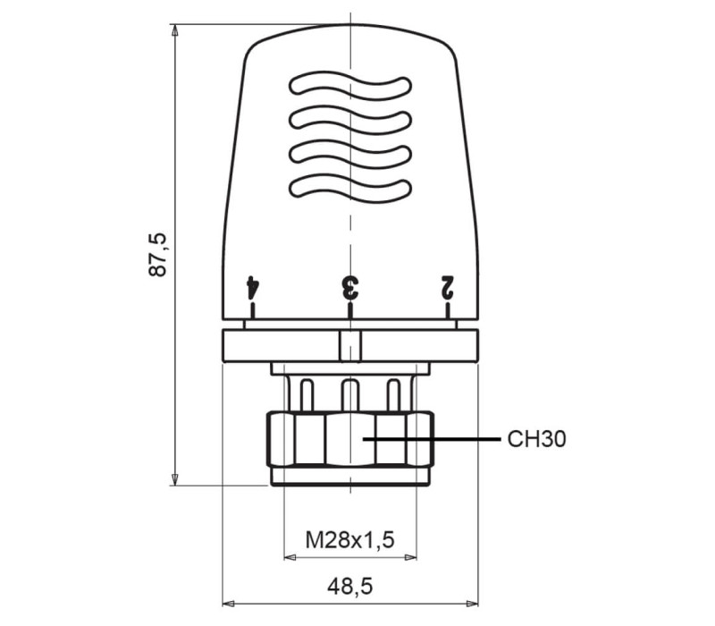 Термоголовка Icma 28х1,5 №1100 SD00021924