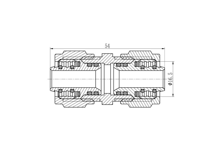 Муфта обжимная SD Forte 16 SF170W1616 SD00022047