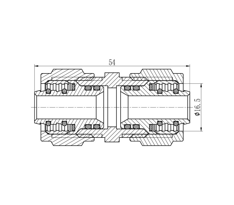 Муфта обжимная SD Forte 16 SF170W1616 SD00022047 Муфта обжимная SD Forte 16 SF170W1616 SD00022047