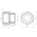 Муфта обжимная SD Forte 16х1/2" В SF171W1615 SD00022049