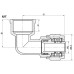 Уголок обжимной SD Forte 16х1/2" ВР SF174W1615 SD00022052