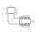 Уголок обжимной SD Forte 16х1/2" НР SF175W1615 SD00022053