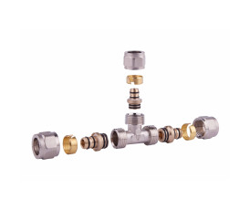 Тройник обтискний SD Forte 16 SF176W161616 Тройник обтискний SD Forte 16 SF176W161616