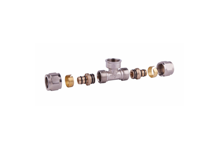 Тройник обжимной SD Forte 16х1/2"х16 ВР SF177W161516 SD00022055