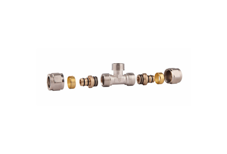 Тройник обжимной SD Forte 16х1/2"х16 НР SF178W161516 SD00022056