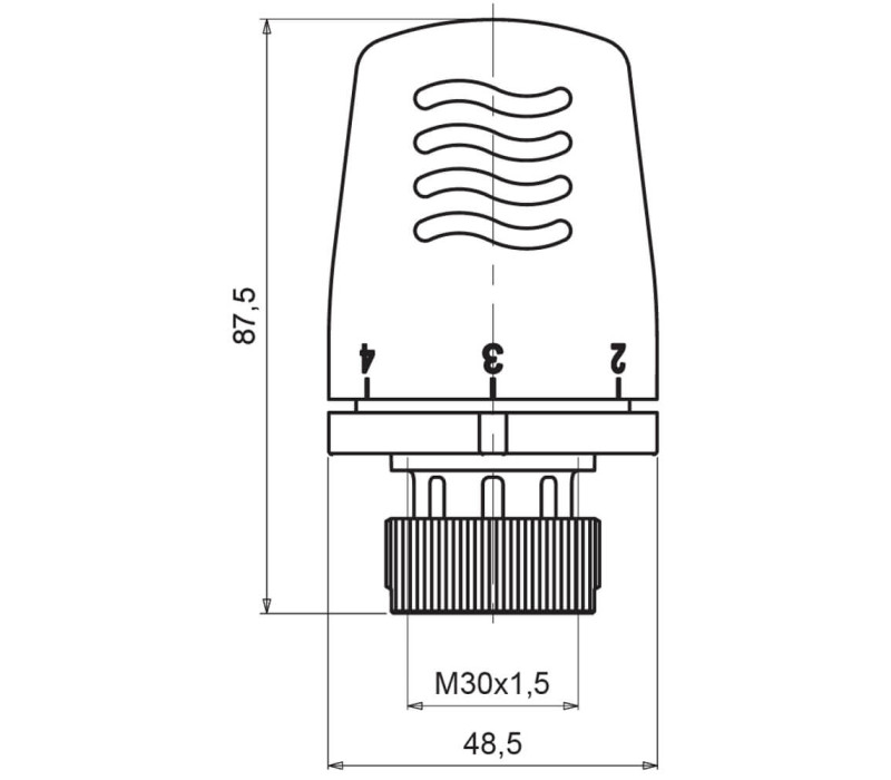 Термоголовка Icma 30х1,5 №1101 SD00022312