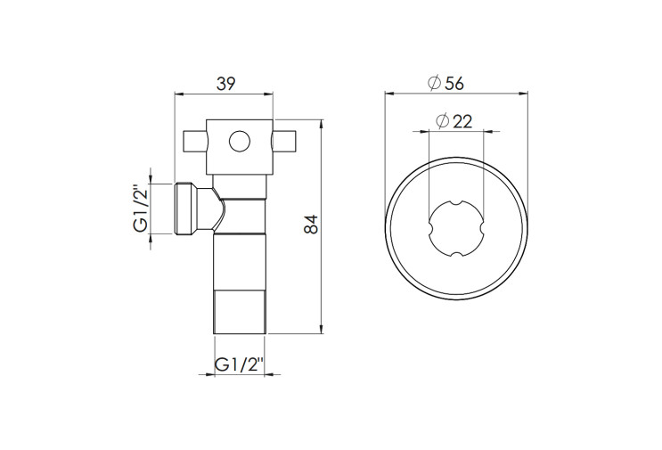 Кран приборный SD Forte 1/2" ручка "крест" SF3451515 SD00023056 Кран приборный SD Forte 1/2" ручка "крест" SF3451515 SD00023056