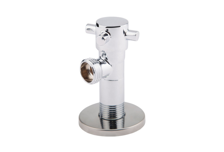Кран приборный SD Forte 1/2"х3/4" ручка "крест" SF3451520 SD00023057