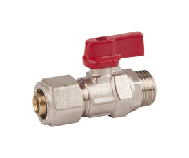 Кран шаровой обжимной SD Forte 20х3/4" НР SF262W20 Кран шаровой обжимной SD Forte 20х3/4" НР SF262W20