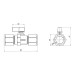 Кран кульовий обтискний SD Forte 20 SF263W20 SD00023059