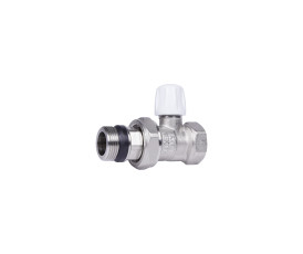 Кран радіаторний Icma 3/4" з антипротіканням прямий без ручки №815+940