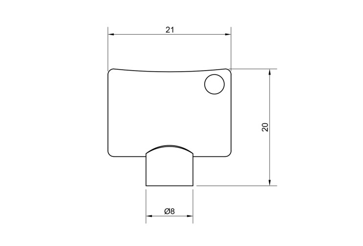 Ключ під кран Маєвського SD Plus SD197 SD00024412
