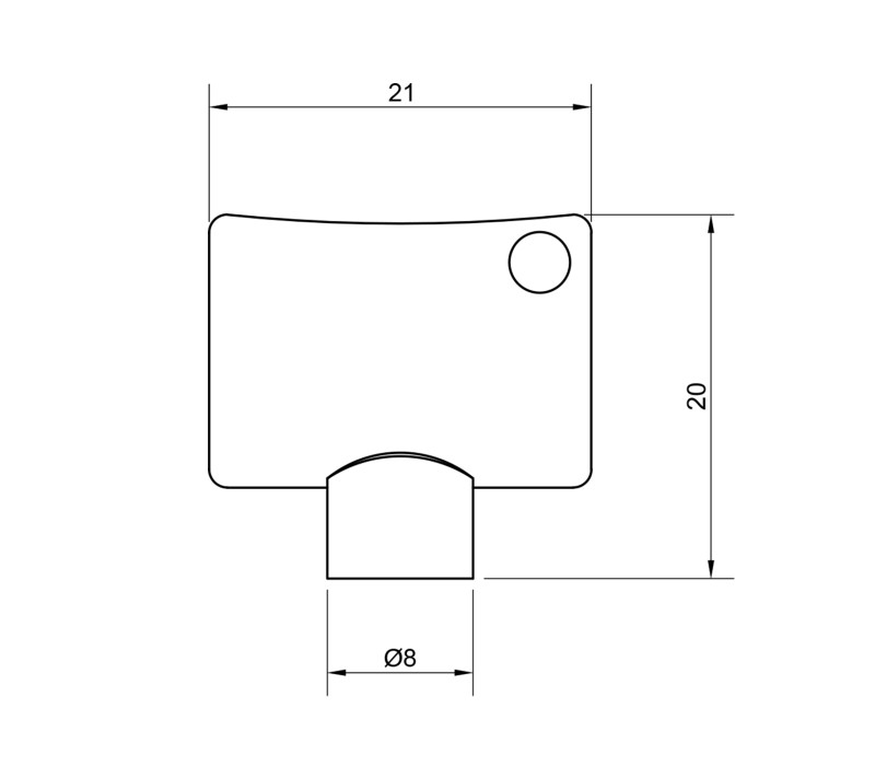 Ключ под кран Маевского SD Plus SD197 SD00024412