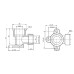 Уголок обжимной настенный SD Forte 16х1/2" ВР SF179W1615 SD00025608