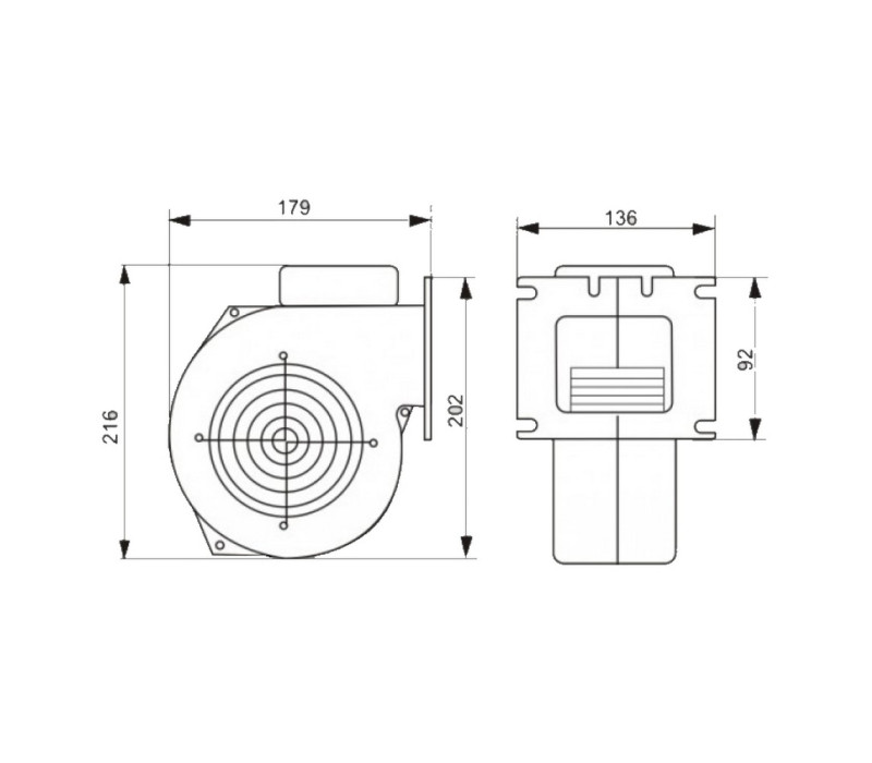 Вентилятор котла KG Elektronik M Plus M Арт. X2 до 40 кВт SD00028163 Вентилятор котла KG Elektronik M Plus M Арт. X2 до 40 кВт SD00028163