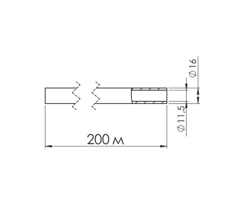 Труба PEX-a SD Forte 16х2 мм, 200 м SFE0031616 SD00030203 Труба PEX-a SD Forte 16х2 мм, 200 м SFE0031616 SD00030203