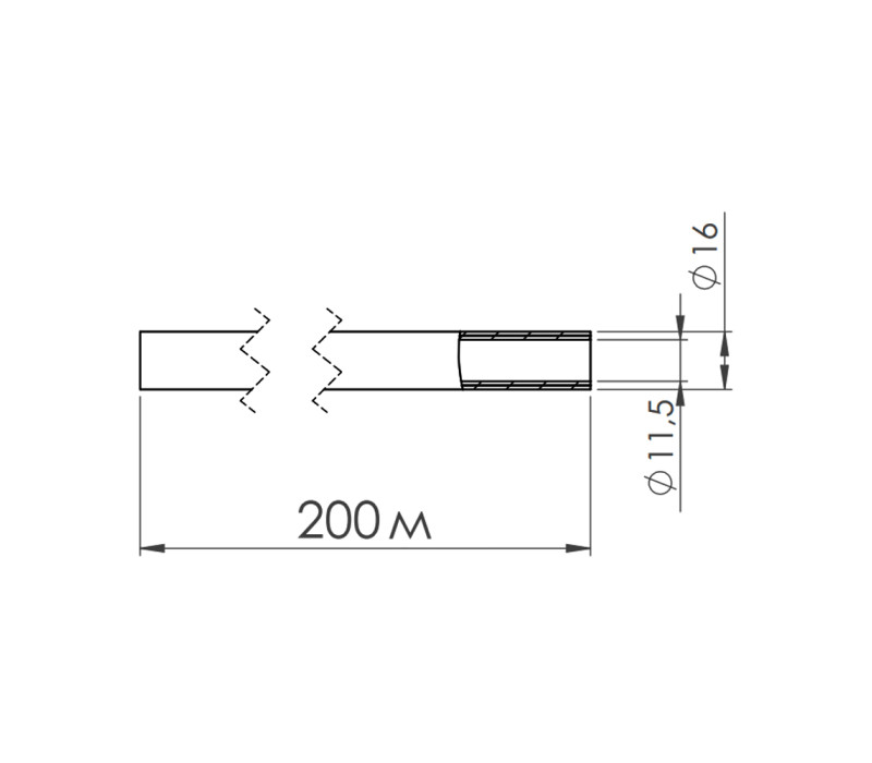 Труба PERT-AL-PERT SD Forte 16х2 мм, 200 м SFE0111616 SD00030204 Труба PERT-AL-PERT SD Forte 16х2 мм, 200 м SFE0111616 SD00030204