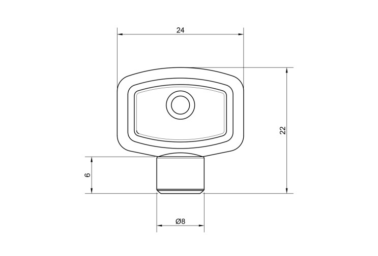 Ключ под кран Маевского SD Plus SD197Z SD00030344 Ключ под кран Маевского SD Plus SD197Z SD00030344