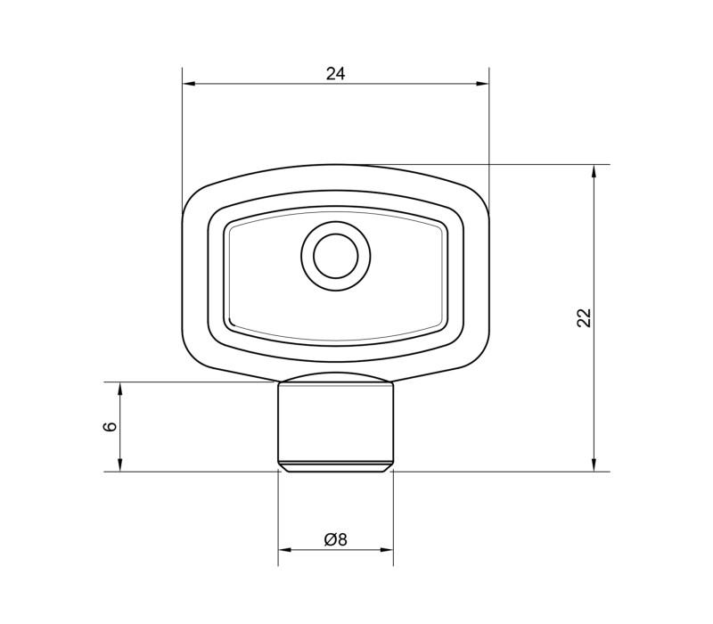 Ключ под кран Маевского SD Plus SD197Z SD00030344 Ключ под кран Маевского SD Plus SD197Z SD00030344