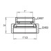 Переходник плоский Icma 1" 1/2х1" ВН №796 SD00030553