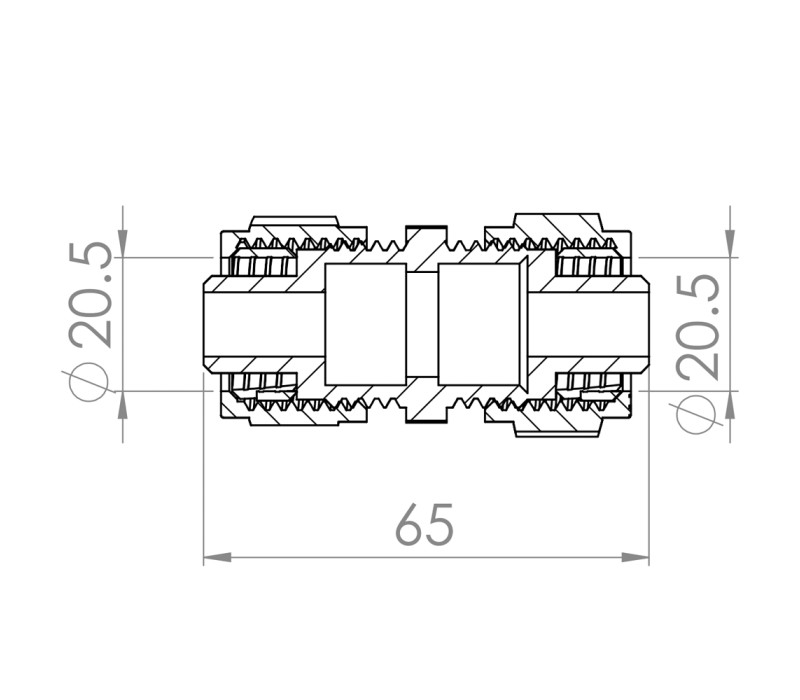Муфта обжимная SD Forte 20 SF170W2020 SD00031070 Муфта обжимная SD Forte 20 SF170W2020 SD00031070