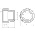 Муфта обжимная SD Forte 20х3/4" В SF171W2020 SD00031072