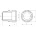 Муфта обжимная SD Forte 20х1/2" НР SF172W2015 SD00031073