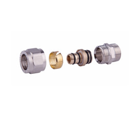 Муфта обжимная SD Forte 20х3/4" НР SF172W2020 Муфта обжимная SD Forte 20х3/4" НР SF172W2020