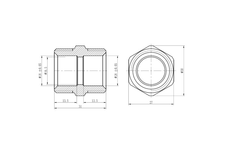 Муфта обжимная SD Forte 20х3/4" НР SF172W2020 SD00031074 Муфта обжимная SD Forte 20х3/4" НР SF172W2020 SD00031074