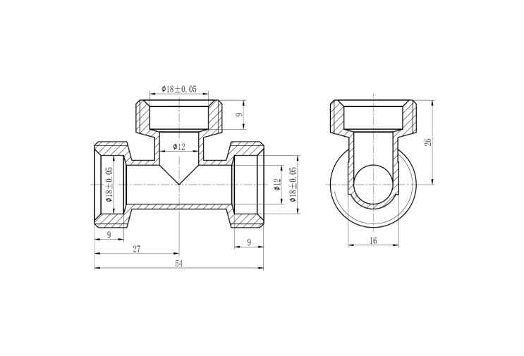 Тройник обжимной SD Forte 20 SF176W202020 SD00031076 Тройник обжимной SD Forte 20 SF176W202020 SD00031076