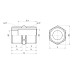 Ниппель удлиненный SD Forte 1/2" SF35815L SD00032928