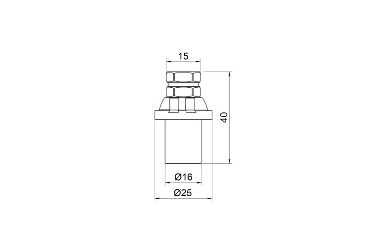 Заглушка прес Icma 16х2 №417 SD00032946
