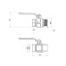 Кран кульовий Icma 1/2" прямий №352 SD00036661