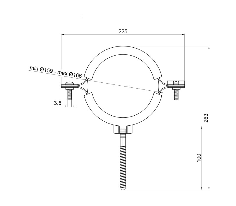 Хомут SD Plus 6" SD100150 SD00039033