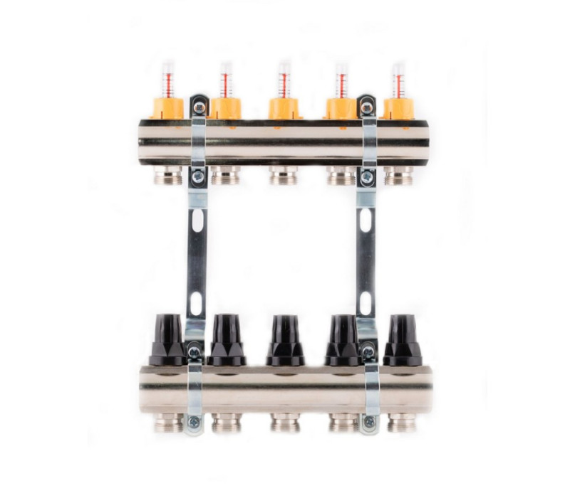 Колектор з витратомірами SD Forte 1" 3 виходи SF001W3 SD00039942