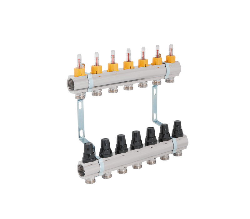 Колектор з витратомірами SD Forte 1" 7 виходів SF001W7 SD00039946