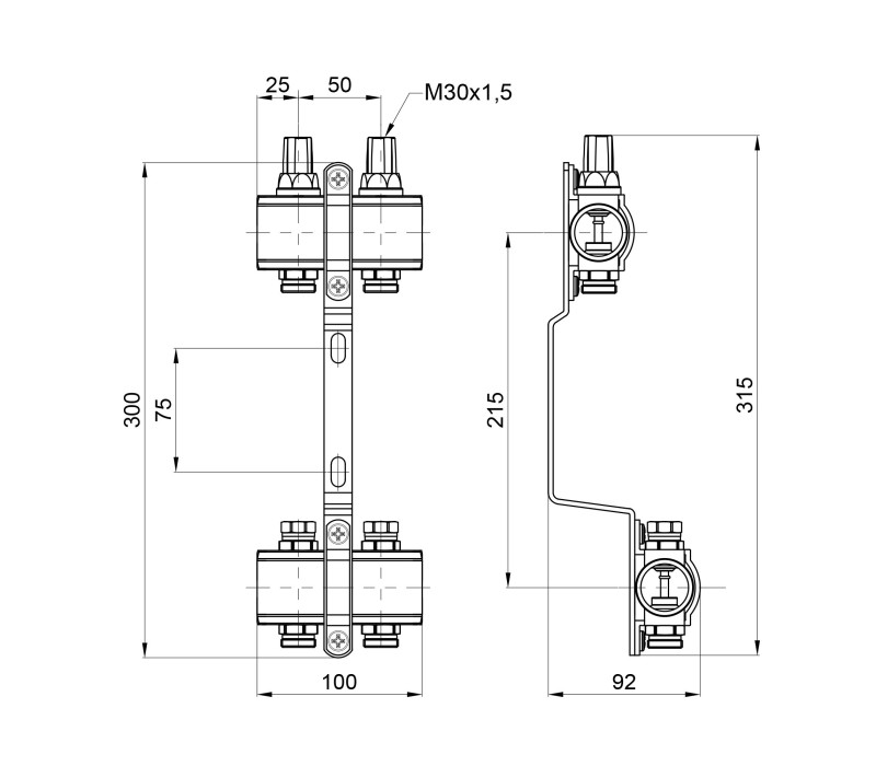 Коллектор SD Forte 1" 2 выхода SF002W2 SD00039962 Коллектор SD Forte 1" 2 выхода SF002W2 SD00039962
