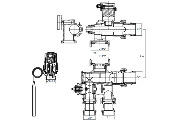 Змішувальна група SD Forte 1" SF007W25 SD00039978 Змішувальна група SD Forte 1" SF007W25 SD00039978