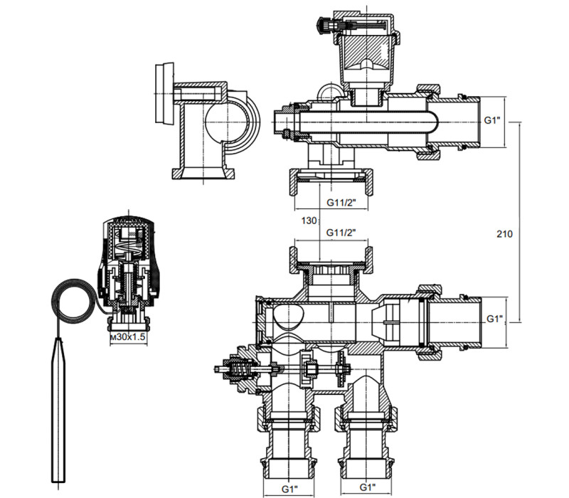 Змішувальна група SD Forte 1" SF007W25 SD00039978 Змішувальна група SD Forte 1" SF007W25 SD00039978