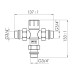 Змішувач термостатичний SD Forte 3/4" SF010W20 SD00039981