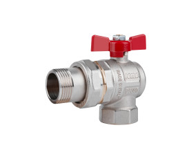 Кран кульовий Icma FAR. ROSSA 1" кутовий №361 Кран кульовий Icma FAR. ROSSA 1" кутовий №361