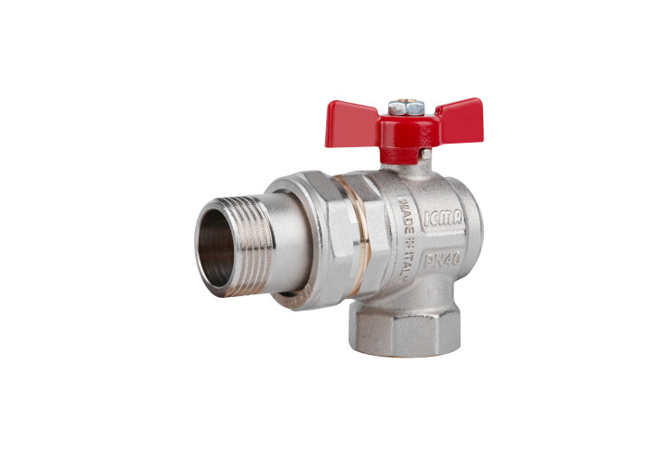 Кран шаровой Icma FAR. ROSSA 1" угловой №361 SD00042359