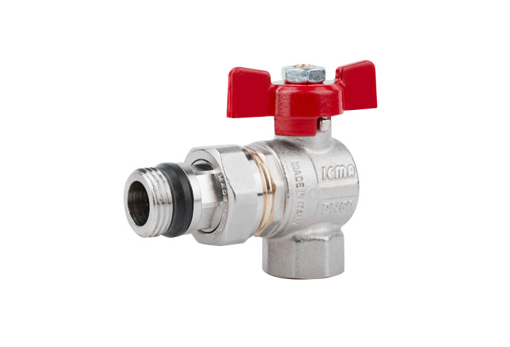 Кран шаровой Icma FAR. ROSSA 1/2" угловой №362 SD00042360
