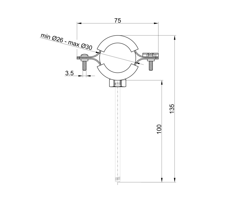 Хомут SD Plus 3/4" SD10020 SD00010510