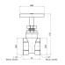 Засувка SD Plus 1" 1/2 ВР SD25040 SD00004641