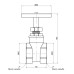 Засувка SD Plus 2" ВР SD25050 SD00004636