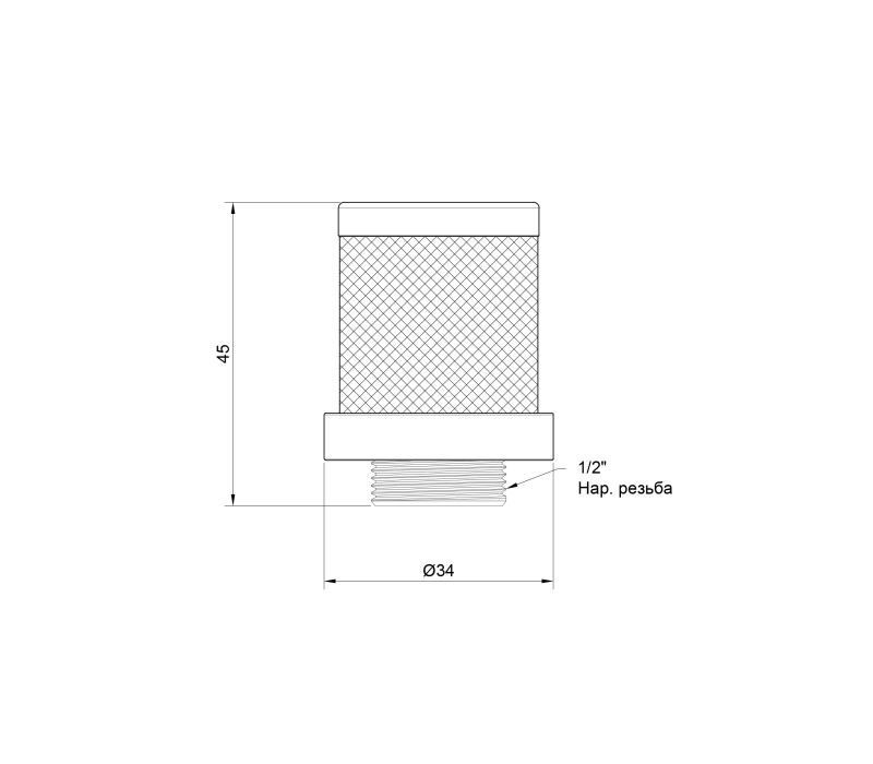 Сетка обратного клапана SD Plus 1/2" SD245W15 SD00008424 Сетка обратного клапана SD Plus 1/2" SD245W15 SD00008424